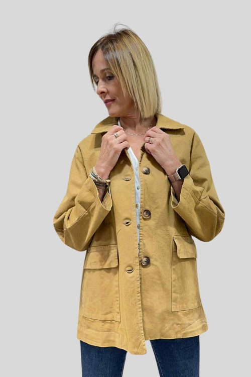 Parka corta Camel